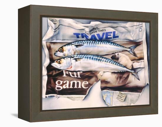 Fur Games, 1997-Sandra Lawrence-Framed Premier Image Canvas