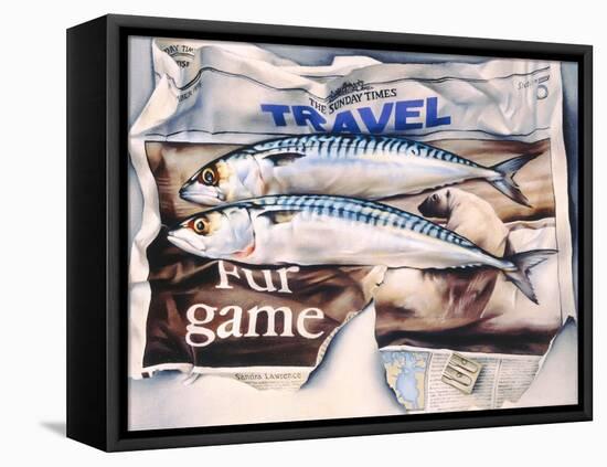 Fur Games, 1997-Sandra Lawrence-Framed Premier Image Canvas