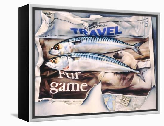 Fur Games, 1997-Sandra Lawrence-Framed Premier Image Canvas