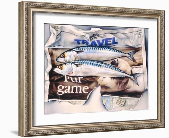 Fur Games, 1997-Sandra Lawrence-Framed Giclee Print