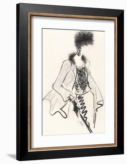 Fur Hat-Jane Hartley-Framed Giclee Print