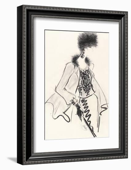 Fur Hat-Jane Hartley-Framed Giclee Print