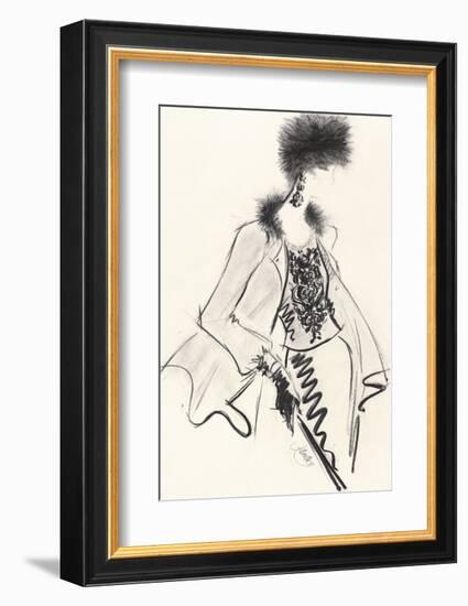 Fur Hat-Jane Hartley-Framed Giclee Print