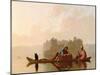 Fur Traders Descending the Missouri, 1845-George Caleb Bingham-Mounted Giclee Print