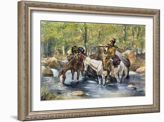 Fur Trapper-Frederic Sackrider Remington-Framed Giclee Print