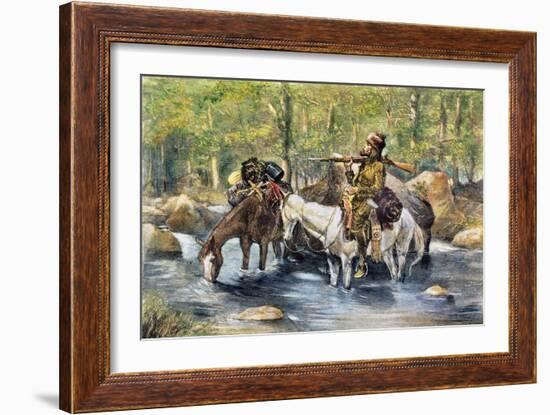 Fur Trapper-Frederic Sackrider Remington-Framed Giclee Print