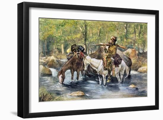 Fur Trapper-Frederic Sackrider Remington-Framed Giclee Print