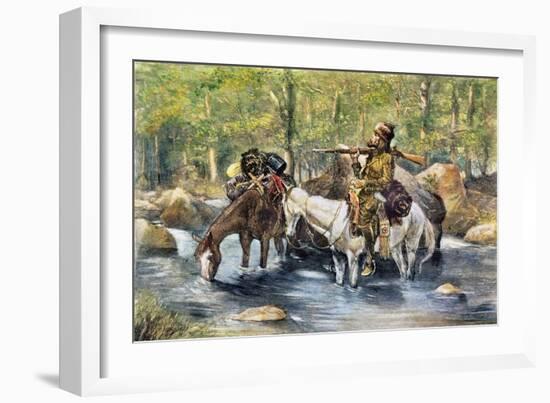 Fur Trapper-Frederic Sackrider Remington-Framed Giclee Print