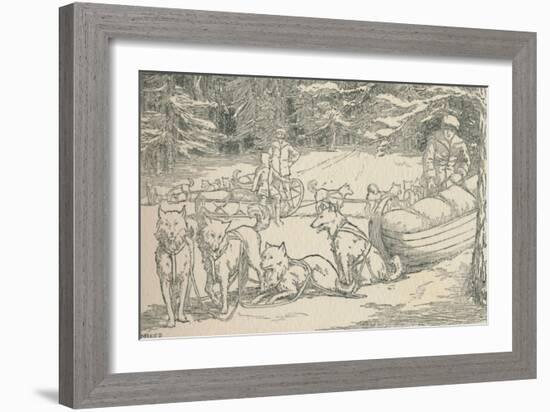 'Fur-Trappers', 1924-Unknown-Framed Giclee Print