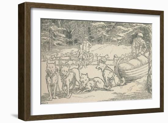 'Fur-Trappers', 1924-Unknown-Framed Giclee Print