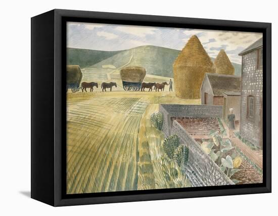 Furlongs-Eric Ravilious-Framed Premier Image Canvas