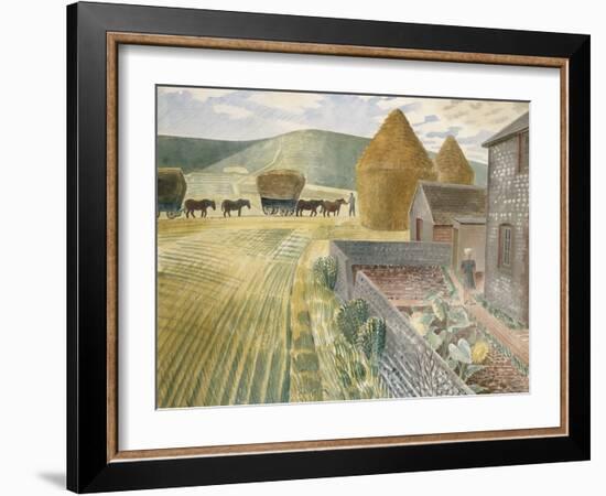 Furlongs-Eric Ravilious-Framed Giclee Print