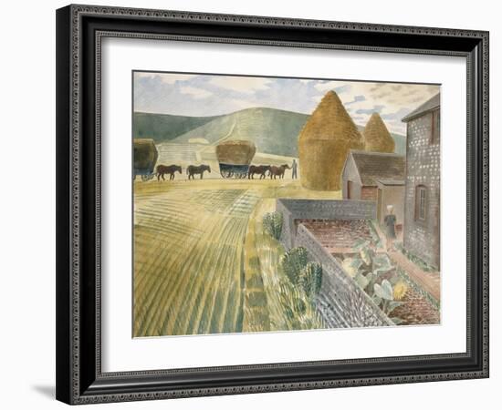 Furlongs-Eric Ravilious-Framed Giclee Print