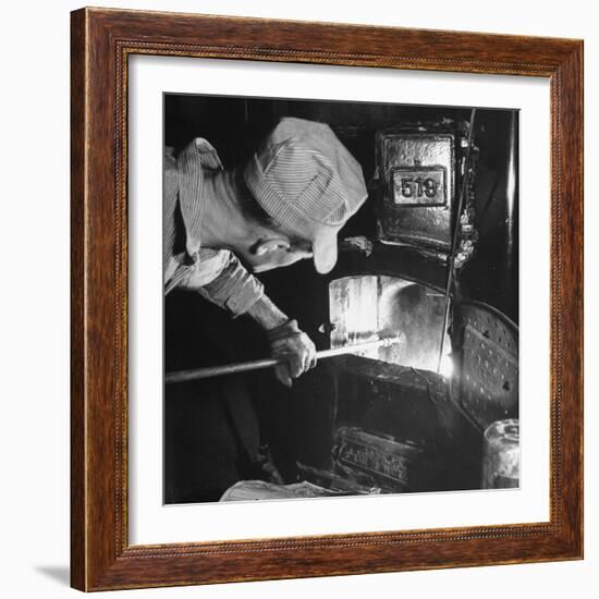 Furnace Conversion from Oil to Coal-null-Framed Photographic Print