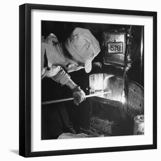 Furnace Conversion from Oil to Coal-null-Framed Photographic Print