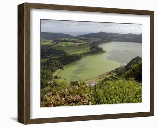 Furnas Lake, Sao Miguel Island, Azores, Portugal, Europe-De Mann Jean-Pierre-Framed Photographic Print