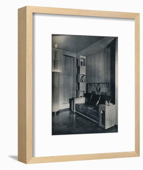 'Furniture and interior of a private office. Designed by Joseph Sinel', 1930-Unknown-Framed Photographic Print