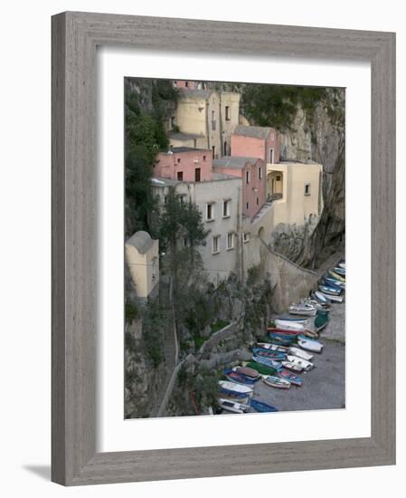 Furore, Amalfi Coast, Campania, Italy, Europe-Marco Cristofori-Framed Photographic Print