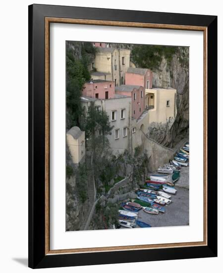 Furore, Amalfi Coast, Campania, Italy, Europe-Marco Cristofori-Framed Photographic Print