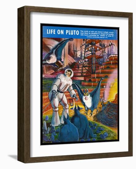 Furry Bats from Pluto-Frank R. Paul-Framed Art Print