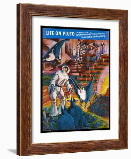 Furry Bats from Pluto-Frank R. Paul-Framed Art Print