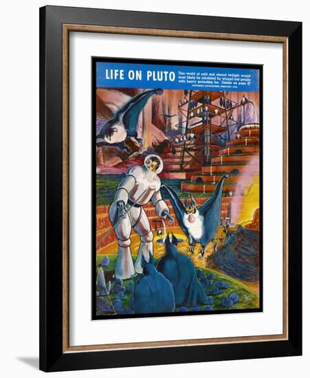 Furry Bats from Pluto-Frank R. Paul-Framed Art Print