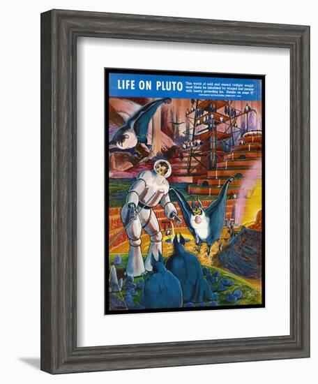 Furry Bats from Pluto-Frank R. Paul-Framed Art Print