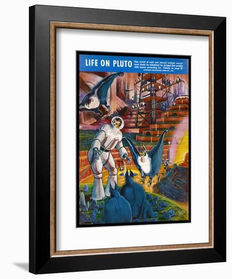 Furry Bats from Pluto-Frank R. Paul-Framed Art Print