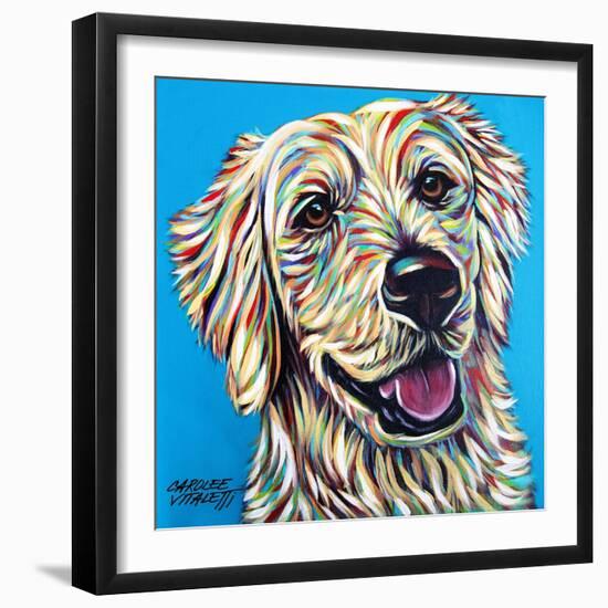 Furry Dog Friend I-Carolee Vitaletti-Framed Art Print