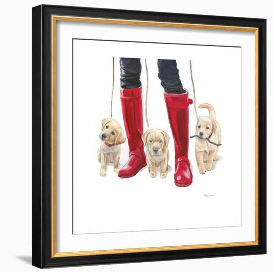 Furry Fashion Friends I-Emily Adams-Framed Art Print