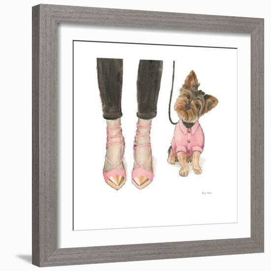 Furry Fashion Friends III-Emily Adams-Framed Art Print