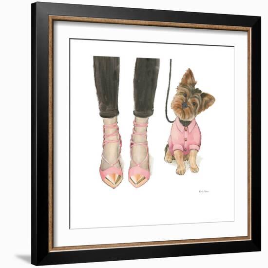 Furry Fashion Friends III-Emily Adams-Framed Art Print