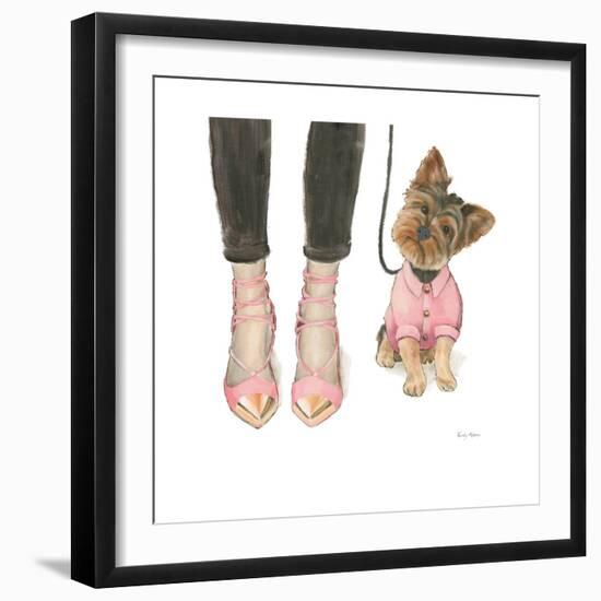 Furry Fashion Friends III-Emily Adams-Framed Art Print