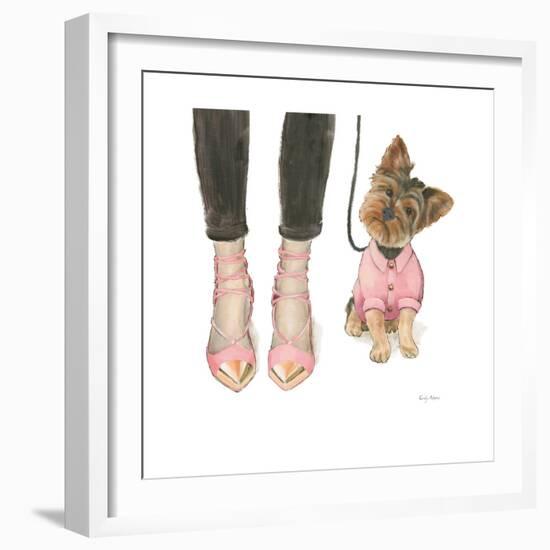 Furry Fashion Friends III-Emily Adams-Framed Art Print