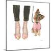 Furry Fashion Friends III-Emily Adams-Mounted Art Print