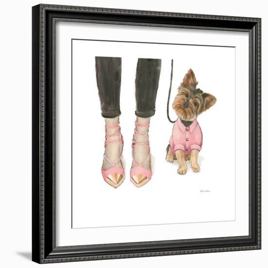 Furry Fashion Friends III-Emily Adams-Framed Art Print