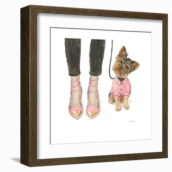 Furry Fashion Friends III-Emily Adams-Framed Art Print