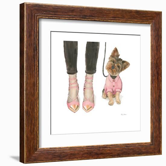 Furry Fashion Friends III-Emily Adams-Framed Art Print