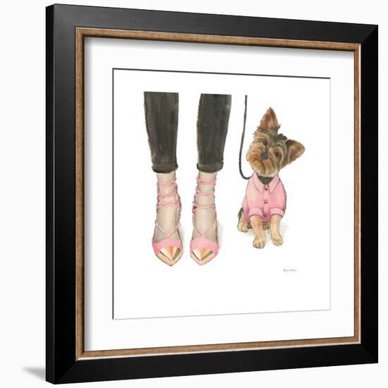 Furry Fashion Friends III-Emily Adams-Framed Art Print