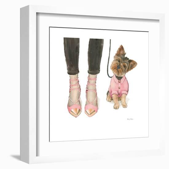 Furry Fashion Friends III-Emily Adams-Framed Art Print