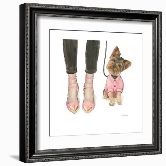 Furry Fashion Friends III-Emily Adams-Framed Art Print