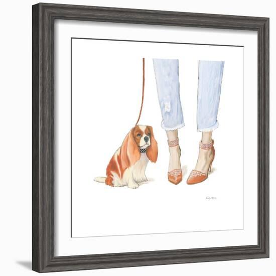 Furry Fashion Friends IV-Emily Adams-Framed Art Print