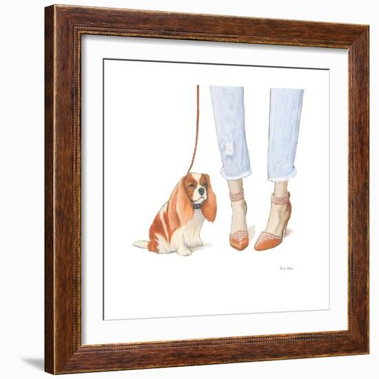 Furry Fashion Friends IV-Emily Adams-Framed Art Print