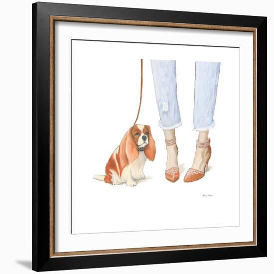 Furry Fashion Friends IV-Emily Adams-Framed Art Print