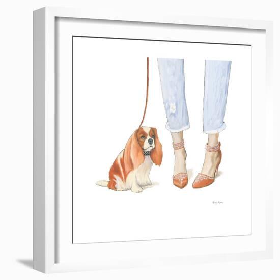 Furry Fashion Friends IV-Emily Adams-Framed Art Print