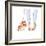 Furry Fashion Friends IV-Emily Adams-Framed Art Print