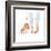 Furry Fashion Friends IV-Emily Adams-Framed Art Print