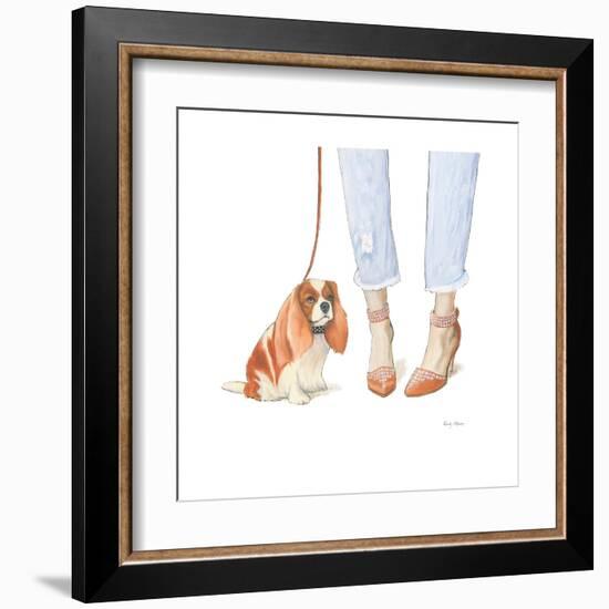 Furry Fashion Friends IV-Emily Adams-Framed Art Print