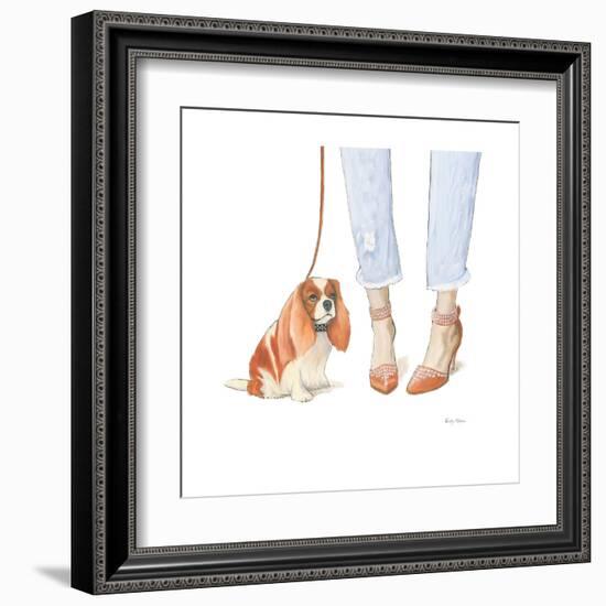 Furry Fashion Friends IV-Emily Adams-Framed Art Print