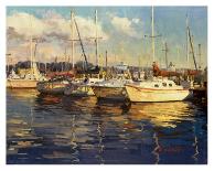 Bayside Harbor I-Furtesen-Stretched Canvas